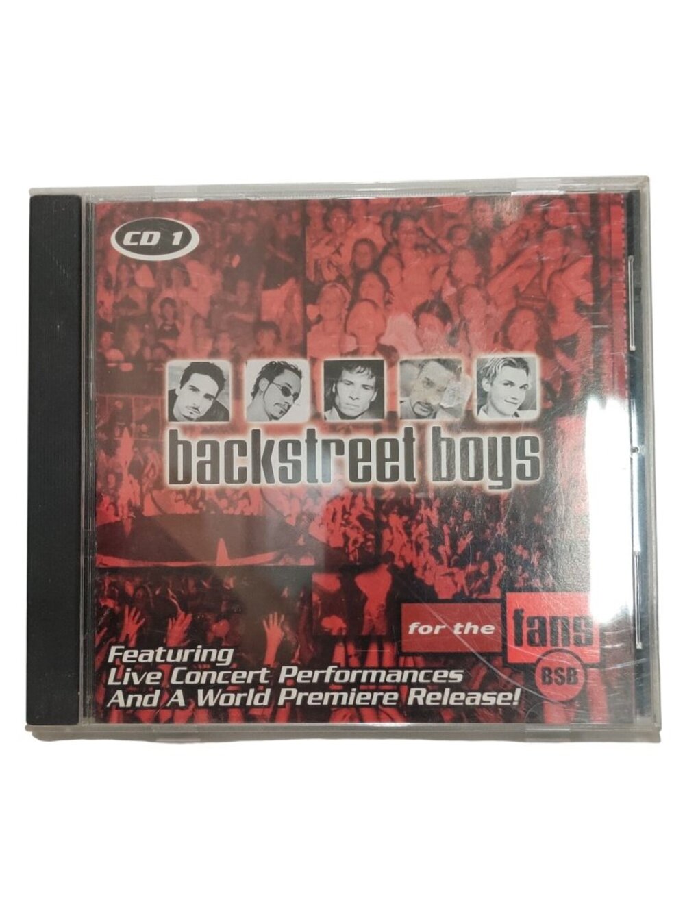 Backstreet Boys For The Fans Enhanced CD Interactive Live Tracks Y2K Pop Vintage